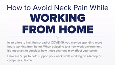 How to Avoid Neck Pain While Working from Home